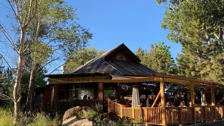 The front of Hell's Backbone Grill