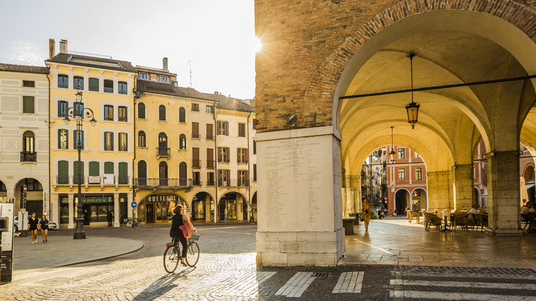 Piazza dei Signori, a public square in Treviso, Italy
