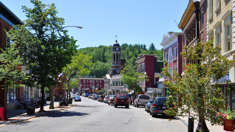 Downtown Saranac Lake, New York, streetscape