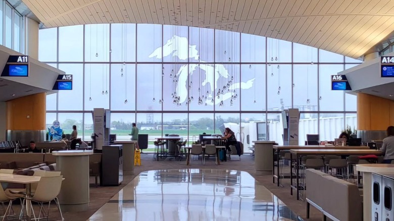 Interior of Gerald R. Ford Airport