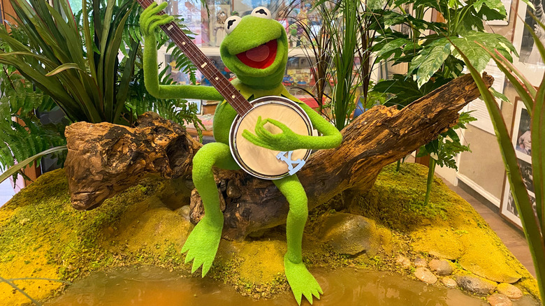 Kermit the Frog puppet in his birthplace, Leland, Mississippi