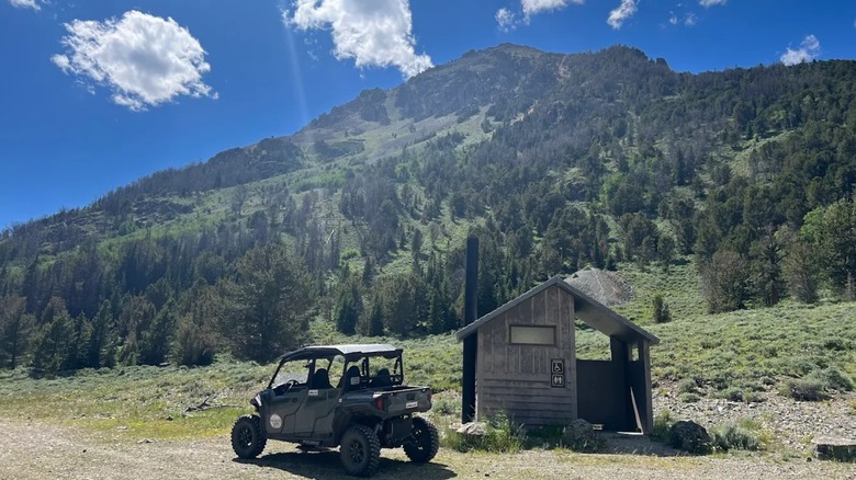 Exploring Kirwin Ghost Town on ATVs