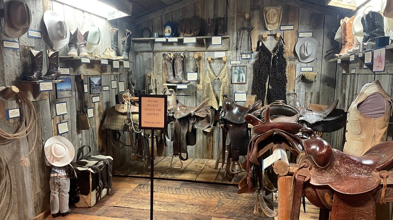 A history exhibit at the Meeteetse Museums