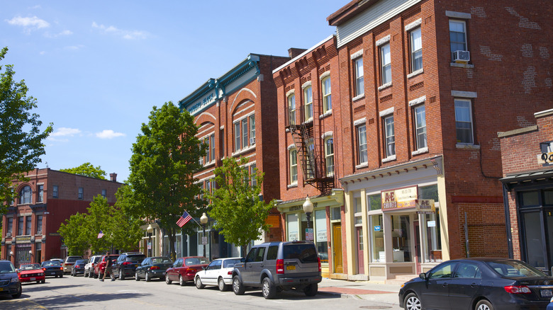 Main Street in Beacon, NY.