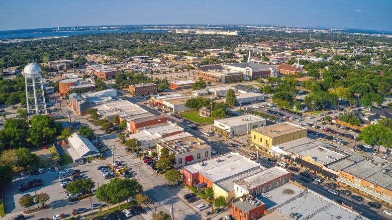 Grapevine, Texas, landscape, aerial view