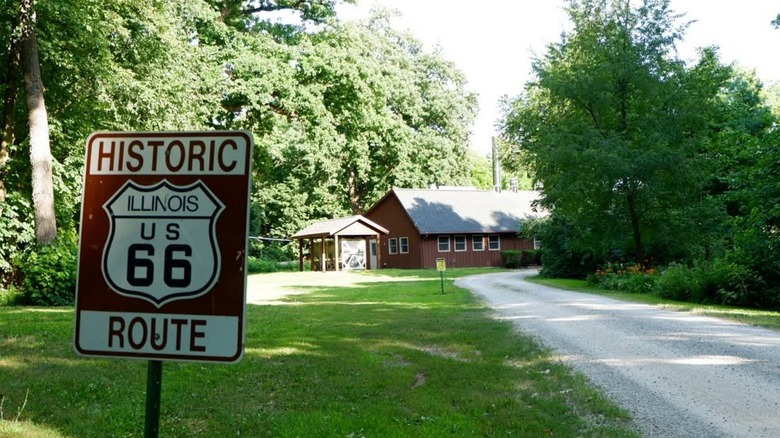 Funks Grove on Route 66 in Illinois.