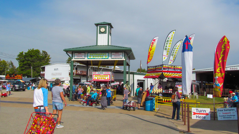 The main entrance to the Canton Flea Market