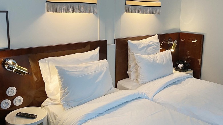 Guest room at Hotel Wallace and Bar, Paris, France