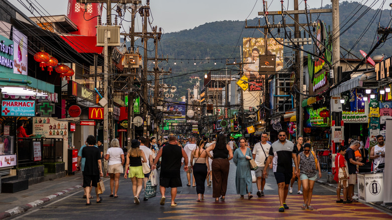 Tourists watching in Thailand