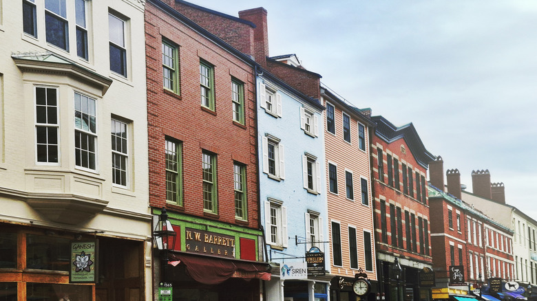 Shops in Downtown Portsmouth, New Hampshire