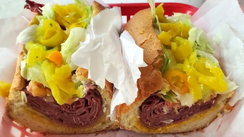 A sub from Frank's Deli in Phoenix, Arizona
