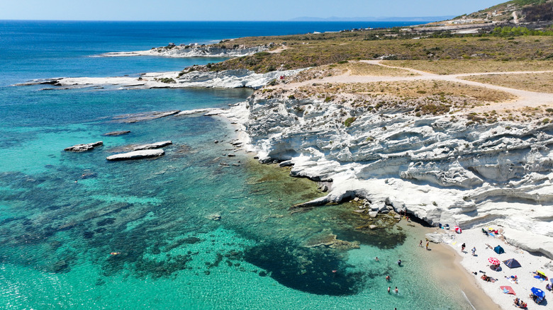 Delikli Bay near Izmir, Turkey