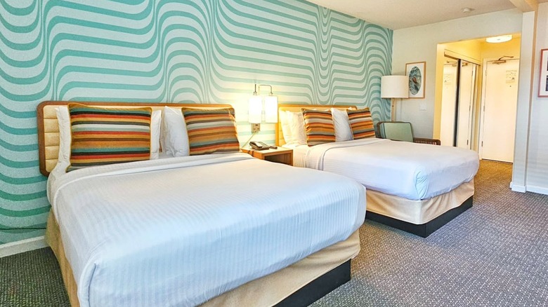 The double room at Wild Palms Hotel, suitable for four guests