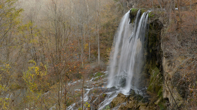 Falling Spring Falls near Hot Springs Virginia