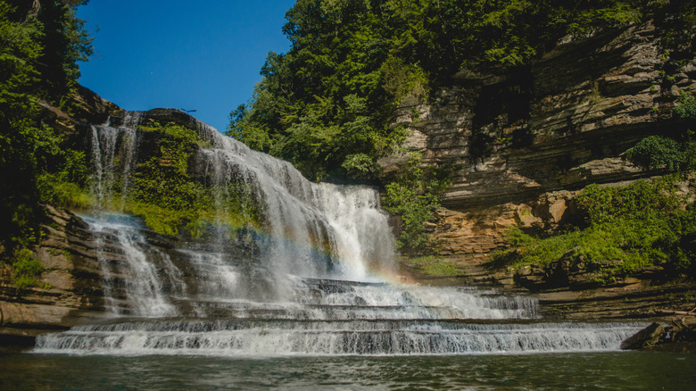 Cummins Falls at Cummins Falls State Park near Nashville, Tennessee