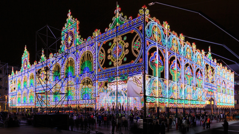 Colorful installations at GLOW Light Festival in Eindhoven