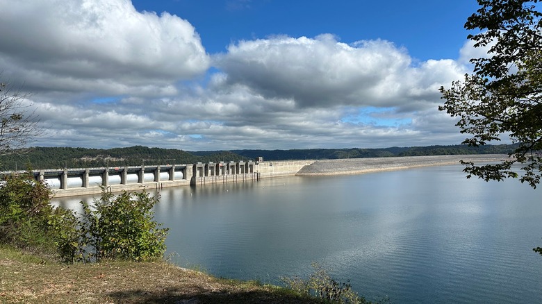 Wolf Creek Dam on the Cumberland River, Kentucky
