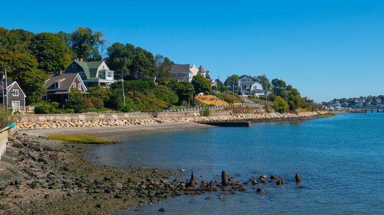 shoreline of Hull, Massachusetts