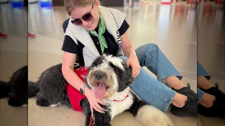 Passenger with LAX dog