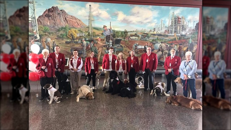 Volunteers with Welcome Waggin' Program