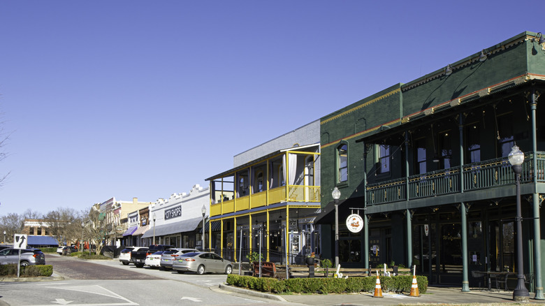 Buildings in downtown Opelika