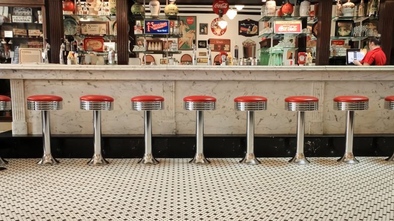 Main Street diner in Abbeville, Alabama