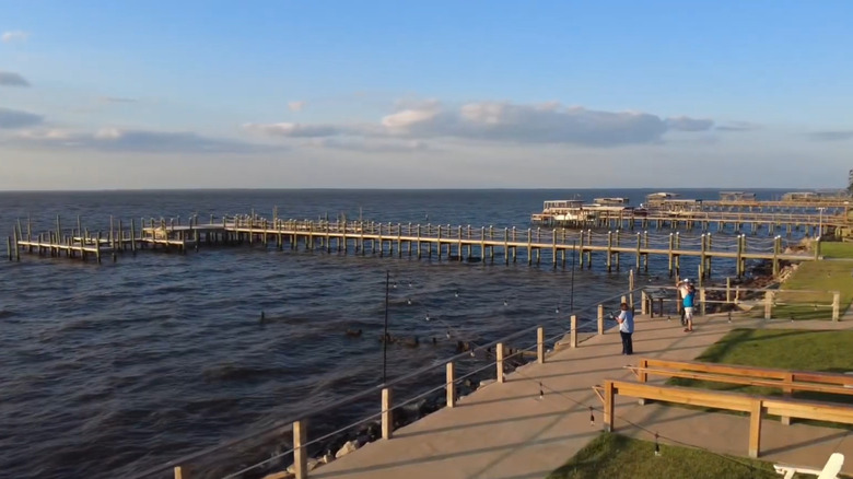 View of Mobile Bay from Jesse's On The Bay