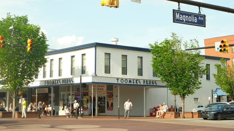 Outside of Toomer's Drugstore