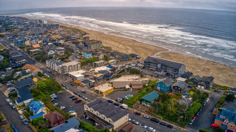 Aerial view of Newport, Oregon