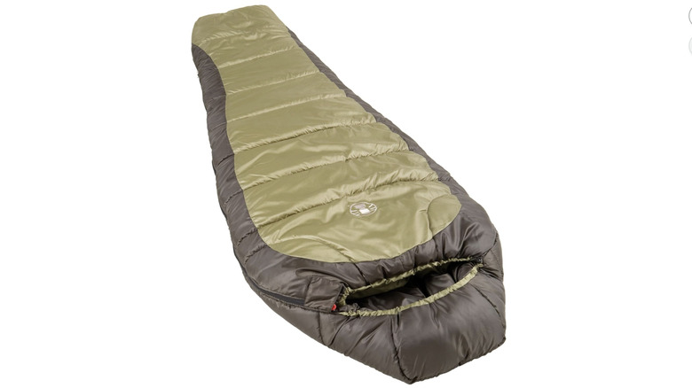 Coleman North Rim 0°F Mummy Sleep Sack on a white background
