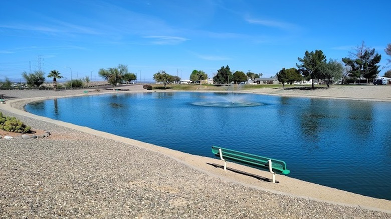 Youngtown Maricopa Lake Park on a sunny day