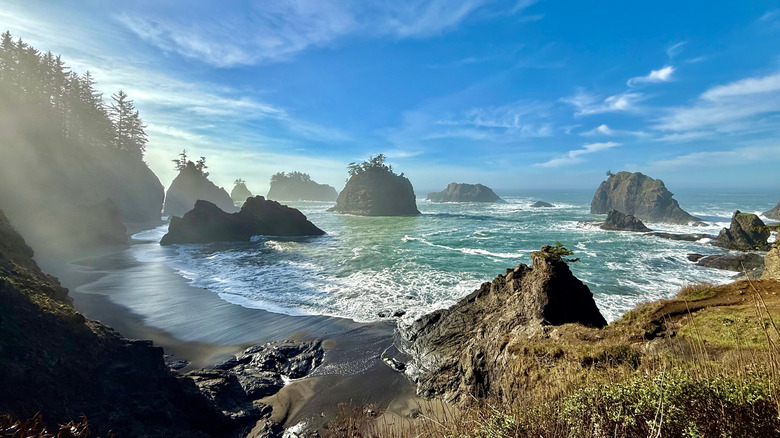 Secret Beach on the Oregon Coast.