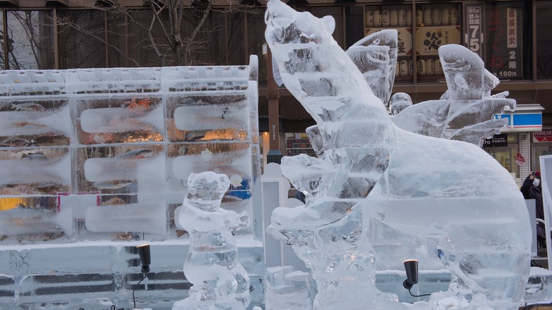 Ice sculptures
