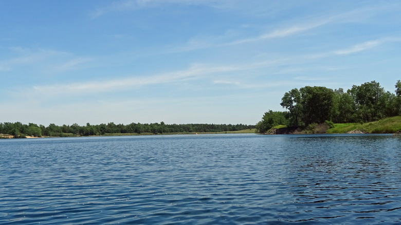 View of Wazee Lake near Black River Falls, Wisconsin