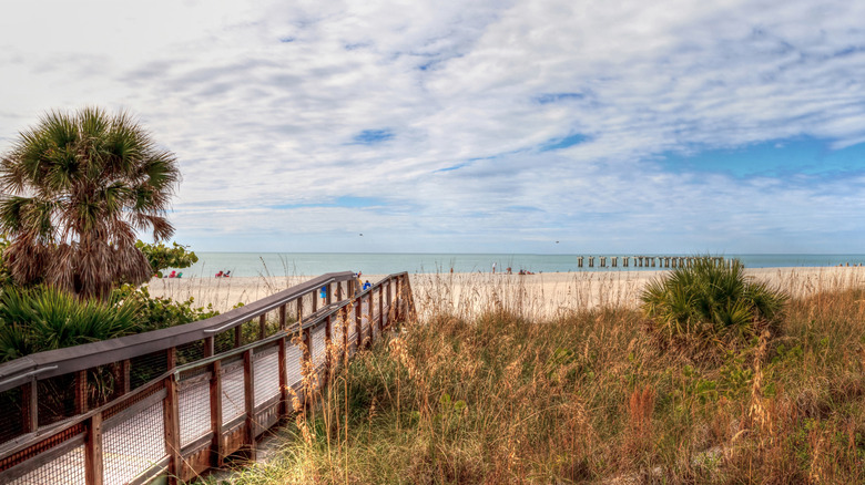 Beach at Gasparilla Island State Park in Florida