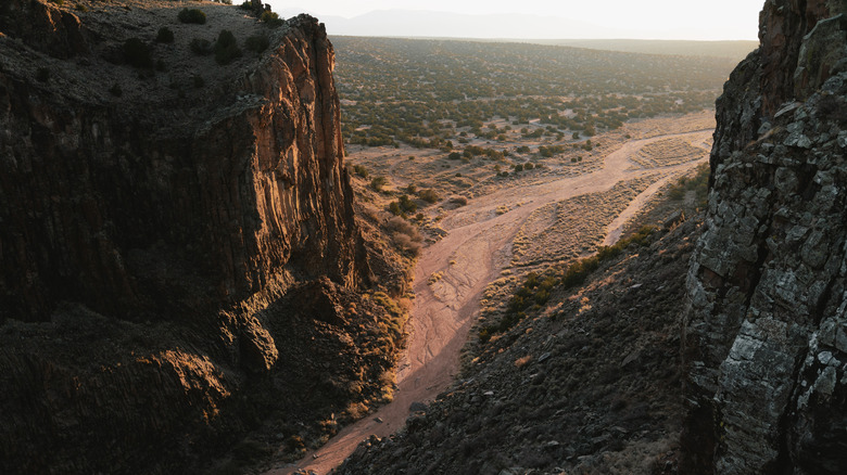Early morning in Diablo Canyon, New Mexico.