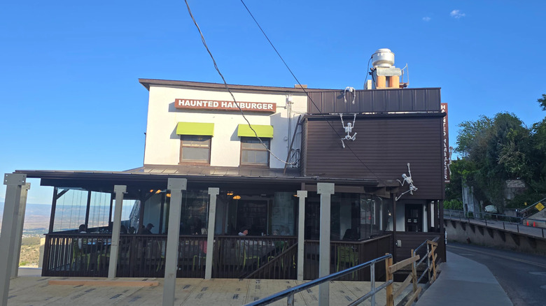 Exterior of Haunted Hamburger
