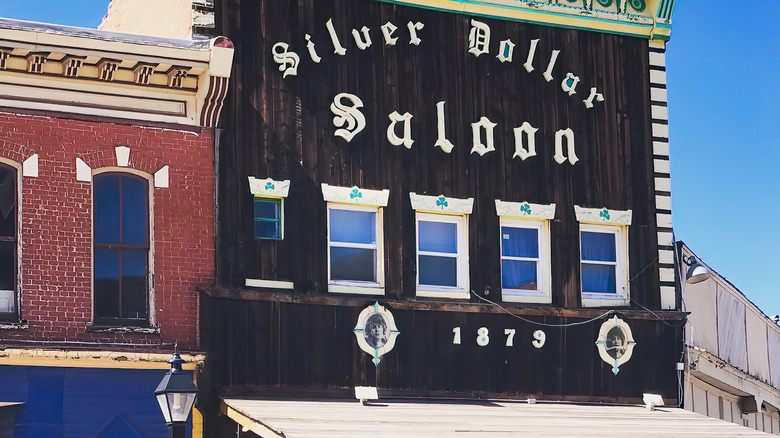 Exterior of The Legendary Silver Dollar Saloon