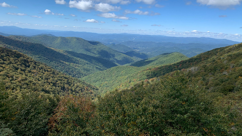Blue Ridge Mountains near Asheville, North Carolina