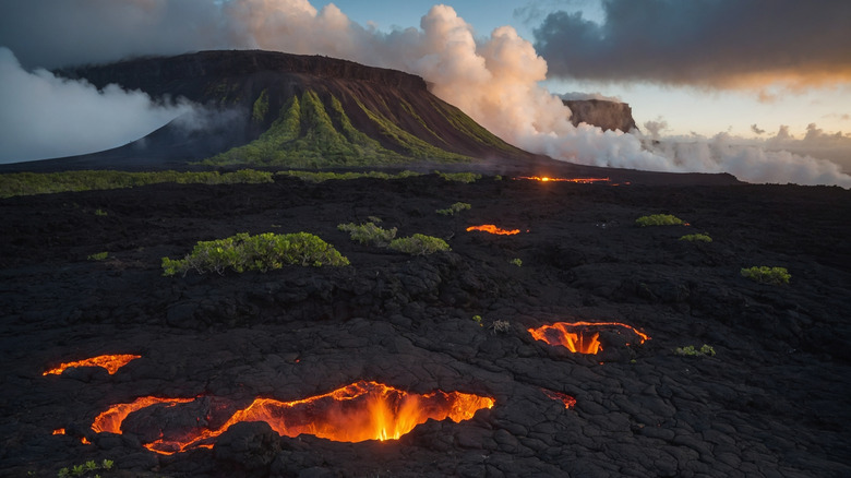 Hawai'i Volcanoes National Park, located on the Big Island of Hawaii