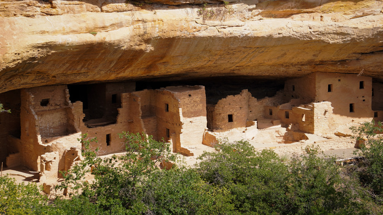 A cliff dwelling at Mesa Verde National Park