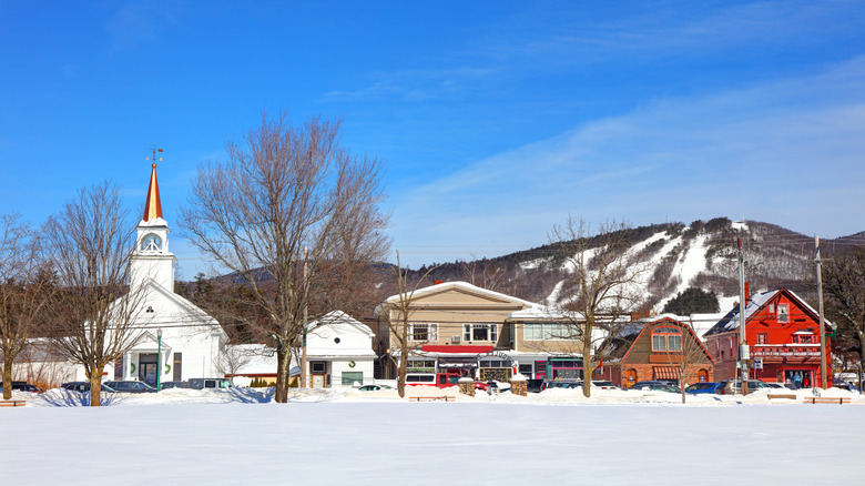 north conway in new hampshire in winter