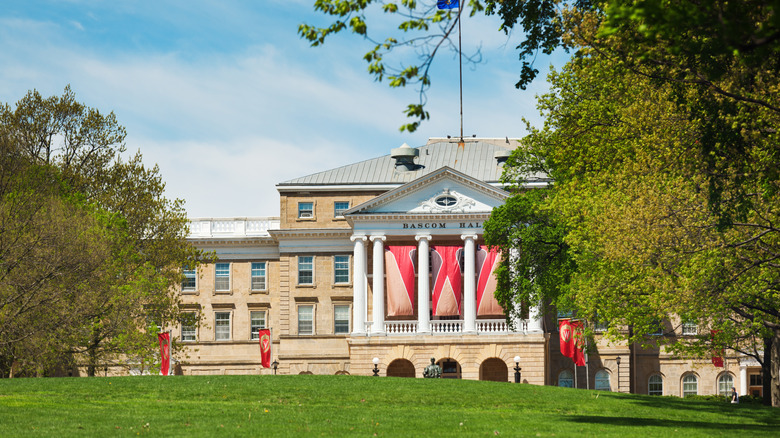 A view of University of Wisconsin-Madison on a sunny day
