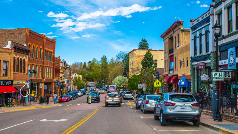Downtown view of Colorado Springs