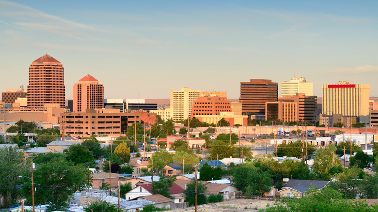 A view of downtown Albuquerque