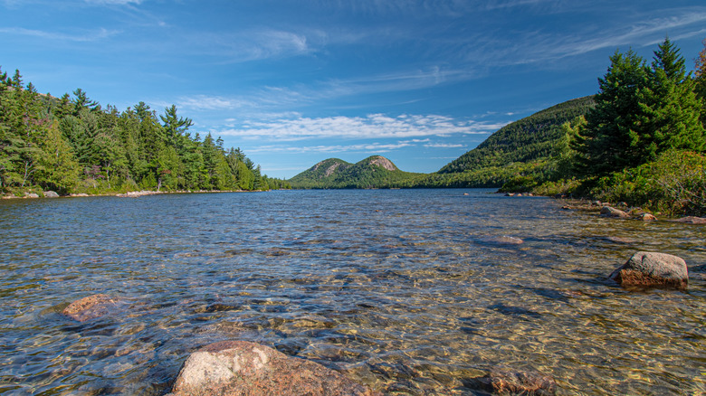 A lake in the Acadia National Park of Maine