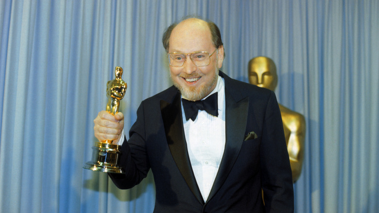 54-time Academy Award Nominee, John Williams holding Oscar