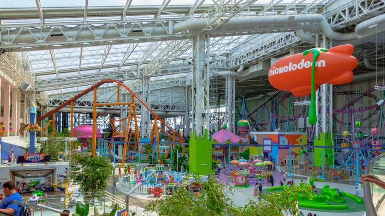 Nickelodeon Theme Park inside American Dream Mall