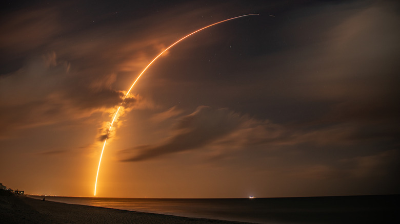 A night launch from Cape Canaveral