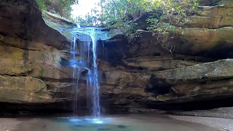 Upper Chimney Falls in the Red River Gorge, Kentucky